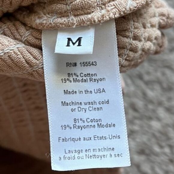 SABLYN Sarai Smocked Tube Top in Beige Size MEDIUM - Picture 5 of 5